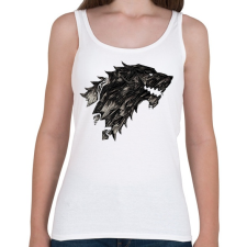 PRINTFASHION Winter Is Coming Stark - Női atléta - Fehér női trikó