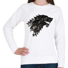 PRINTFASHION Winter Is Coming Stark - Női pulóver - Fehér női pulóver, kardigán