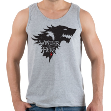 PRINTFASHION WINTER IS HERE - Férfi atléta - Sport szürke atléta, trikó