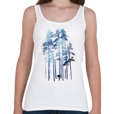 PRINTFASHION Winter wolf - Női atléta - Fehér