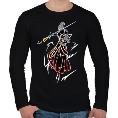 PRINTFASHION Wiss - Férfi hosszú ujjú póló - Fekete