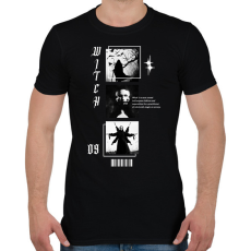 PRINTFASHION Witch - Férfi póló - Fekete