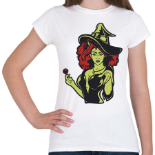 PRINTFASHION Witch lollipop - Női póló - Fehér női póló