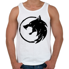 PRINTFASHION Witcher - Férfi atléta - Fehér