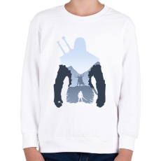 PRINTFASHION Witcher Monster Hunter - Gyerek pulóver - Fehér