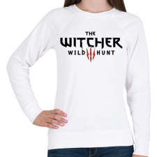 PRINTFASHION Witcher - Női pulóver - Fehér női pulóver, kardigán