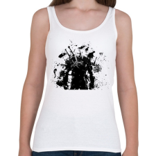 PRINTFASHION Witcher - Vaják - Női atléta - Fehér női trikó