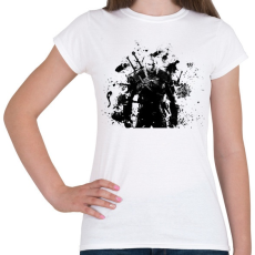PRINTFASHION Witcher - Vaják - Női póló - Fehér