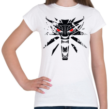 PRINTFASHION Witcher - Vaják - Női póló - Fehér női póló