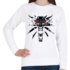 PRINTFASHION Witcher - Vaják - Női pulóver - Fehér női pulóver, kardigán