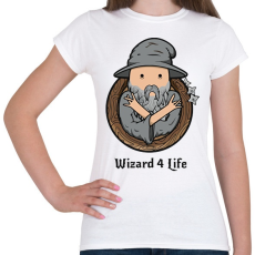 PRINTFASHION Wizard 4life - Női póló - Fehér