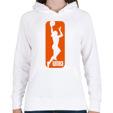 PRINTFASHION WNBA - Női kapucnis pulóver - Fehér