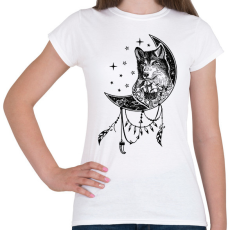 PRINTFASHION wolf - Női póló - Fehér