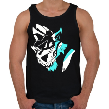 PRINTFASHION Wolf skin Fortnite - Férfi atléta - Fekete atléta, trikó