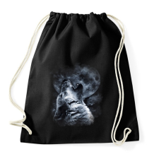 PRINTFASHION wolf - Sportzsák, Tornazsák - Fekete tornazsák