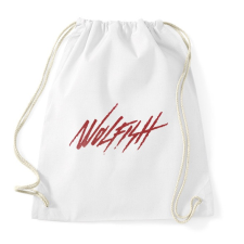 PRINTFASHION Wolfish - Sportzsák, Tornazsák - Fehér tornazsák