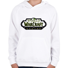 PRINTFASHION World of Warcraft: Legion - Gyerek kapucnis pulóver - Fehér