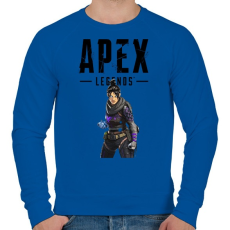 PRINTFASHION Wraith Apex legends - Férfi pulóver - Királykék