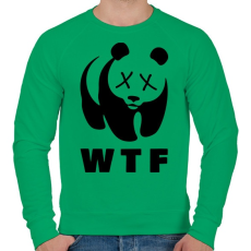 PRINTFASHION WTF - Férfi pulóver - Zöld