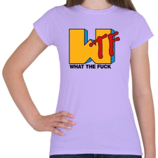 PRINTFASHION WTF - Női póló - Viola női póló