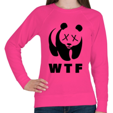 PRINTFASHION WTF - Női pulóver - Fukszia