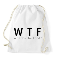 PRINTFASHION WTF? - Sportzsák, Tornazsák - Fehér tornazsák