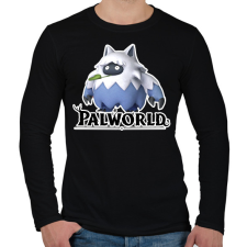 PRINTFASHION Wumpo - palworld - Férfi hosszú ujjú póló - Fekete férfi póló
