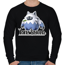 PRINTFASHION Wumpo - palworld - Férfi pulóver - Fekete