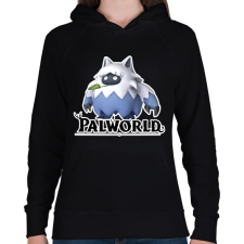 PRINTFASHION Wumpo - palworld - Női kapucnis pulóver - Fekete női pulóver, kardigán