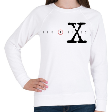 PRINTFASHION x akták - Női pulóver - Fehér női pulóver, kardigán