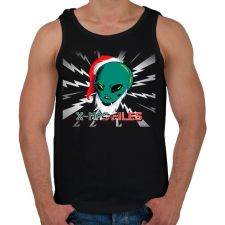 PRINTFASHION X-MAS FILES 2 - Férfi atléta - Fekete atléta, trikó