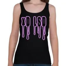 PRINTFASHION xD LSD - Női atléta - Fekete női trikó
