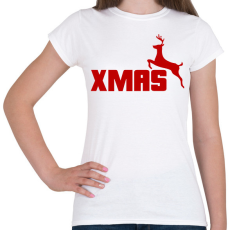 PRINTFASHION XMAS - Női póló - Fehér