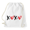 PRINTFASHION xoxo fehér - Sportzsák, Tornazsák - Fehér