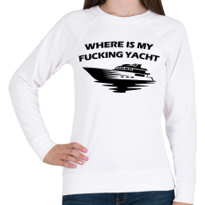 PRINTFASHION Yacht - Női pulóver - Fehér