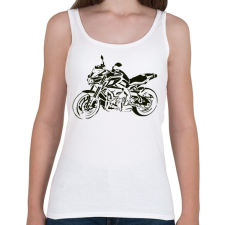 PRINTFASHION yamaha mt5 - Női atléta - Fehér női trikó