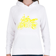 PRINTFASHION Yamaha mt - Női kapucnis pulóver - Fehér