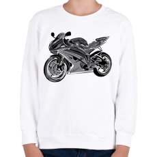PRINTFASHION yamaha r6 - Gyerek pulóver - Fehér