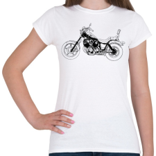 PRINTFASHION Yamaha Virago 2 - Női póló - Fehér női póló