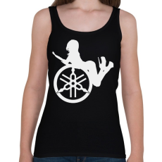 PRINTFASHION Yamahaa girl - Női atléta - Fekete
