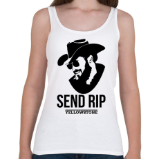 PRINTFASHION Yellowstone RIP - Női atléta - Fehér