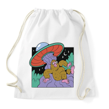 PRINTFASHION Yeti és az Ufo - Sportzsák, Tornazsák - Fehér tornazsák