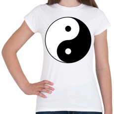 PRINTFASHION Yin-Yang - Női póló - Fehér