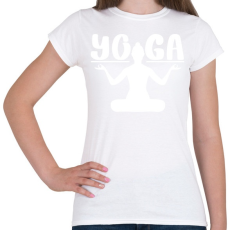 PRINTFASHION yoga1 - Női póló - Fehér