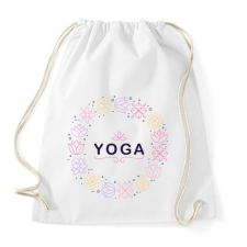 PRINTFASHION Yoga - Sportzsák, Tornazsák - Fehér tornazsák