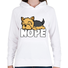 PRINTFASHION Yorkshire - Női kapucnis pulóver - Fehér