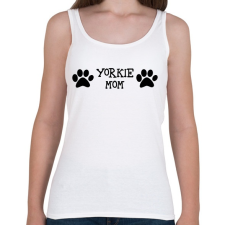 PRINTFASHION Yorkshire terrier MOM - Női atléta - Fehér női trikó