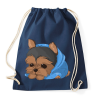 PRINTFASHION Yorkshire terrier - Sportzsák, Tornazsák - Sötétkék