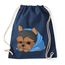 PRINTFASHION Yorkshire terrier - Sportzsák, Tornazsák - Sötétkék tornazsák