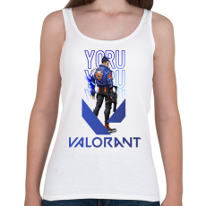 PRINTFASHION Yoru valorant - Női atléta - Fehér